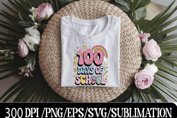 100 Days of School T-shirt Sublimation