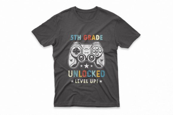 5th Grade Unlocked Level Up T-Shirt: A Creative Resource for Educators and Design Enthusiasts