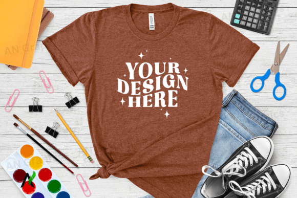 Bella Canvas 3413 Female Mockup - 011