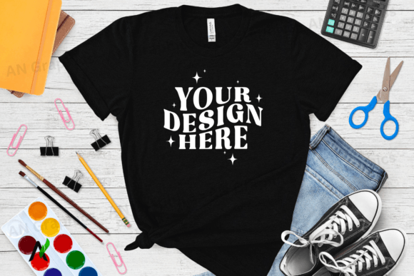 Bella Canvas 3413 Female Mockup - 038: A Professional Design Tool for Back To School Creations