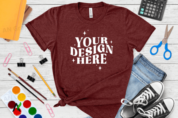 Bella Canvas 3413 Female Mockup - 041