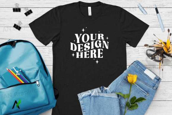 Bella Canvas 3413 Unisex Mockup - 038: A Professional Design Tool for T-Shirt Creators