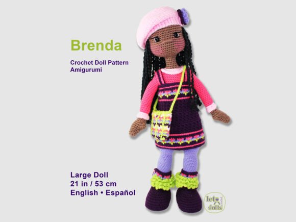Brenda Large Crochet Doll Pattern