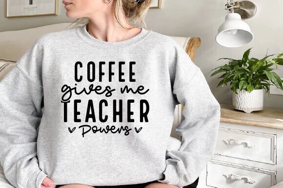 Coffee Gives Me Teacher Powers SVG PNG: A Creative Resource for Educators and Designers