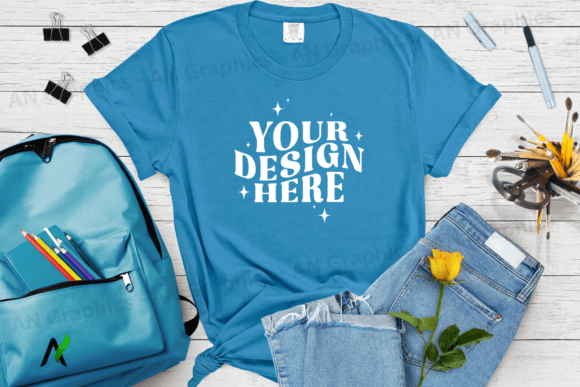 Comfort Colors 1717 Mockup - 052: A High-Resolution T-Shirt Design Tool for Professionals and Creators