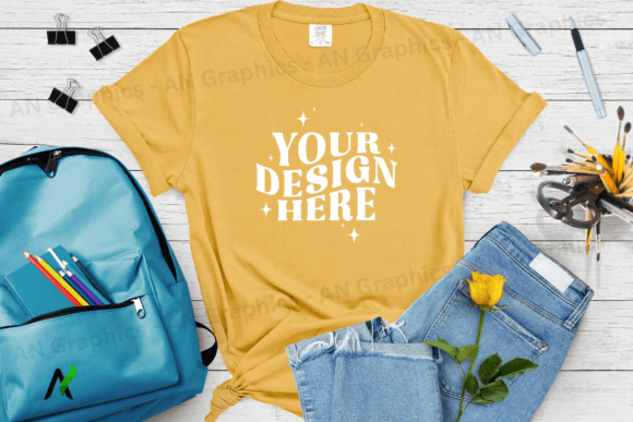 Comfort Colors 1717 Mockup - 062: A High-Resolution T-Shirt Mockup for Designers and Printers