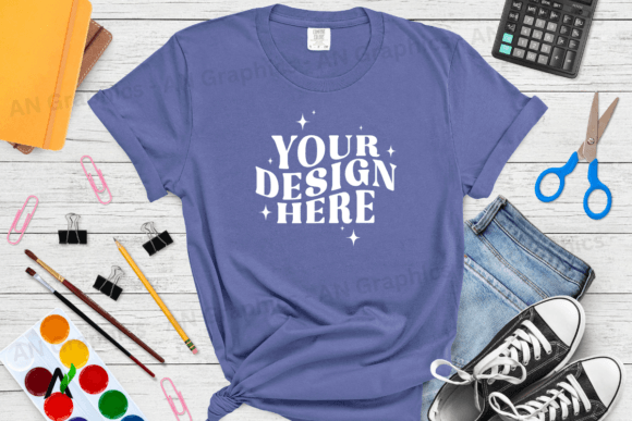 Comfort Colors 1717 Mockup - 092: A Professional Tool for T-Shirt Design