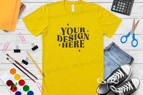Enhancing Your Design Workflow with Bella Canvas 3413 Unisex Mockup - 0104