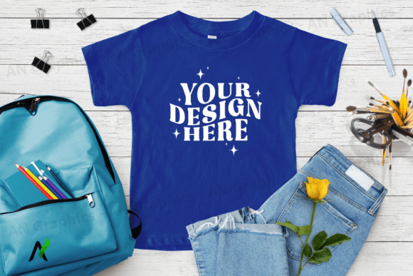Enhancing Your Design Workflow with Kids Bella Canvas 3001B Mockup - 009