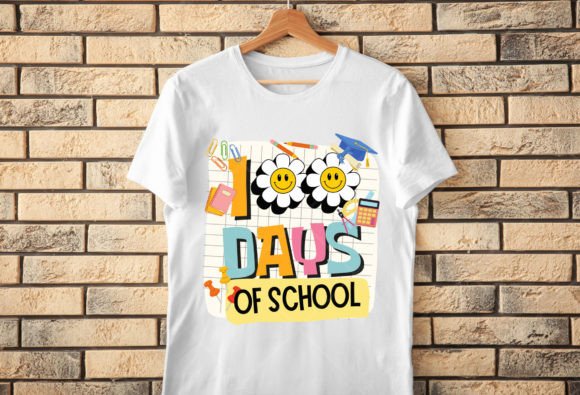 Groovy Happy 100 Days of School Png: A Versatile Resource for Educational Celebrations