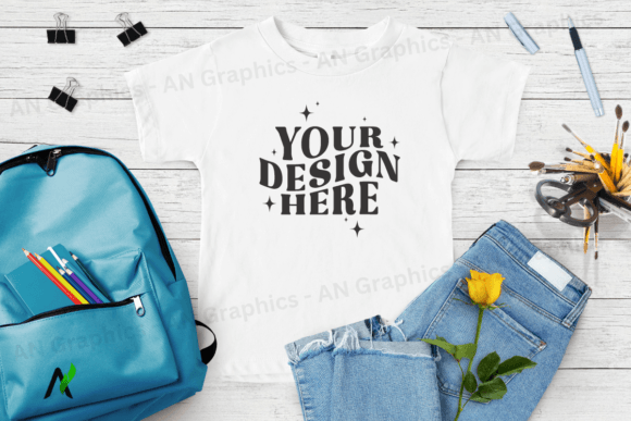 Kids Bella Canvas 3001B Mockup - 010: A Versatile Tool for Designers