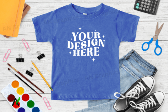 Kids Bella Canvas 3001B Mockup - 015