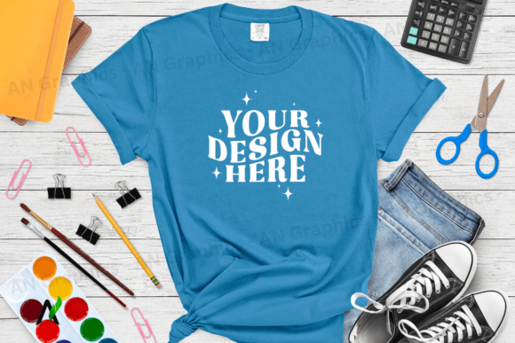 Mastering T-Shirt Design with the Comfort Colors 1717 Mockup - 0121