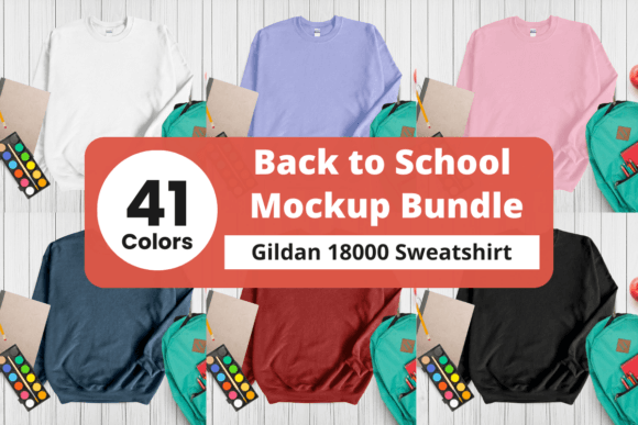 New Gildan 18000 Mockup Bundle: A Powerful Tool for Designers and Creators