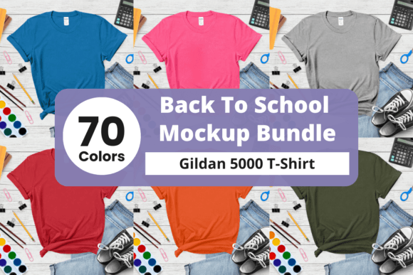 The Future of T-Shirt Design: How the Gildan 5000 Mockup Bundle is Transforming Creative Workflows